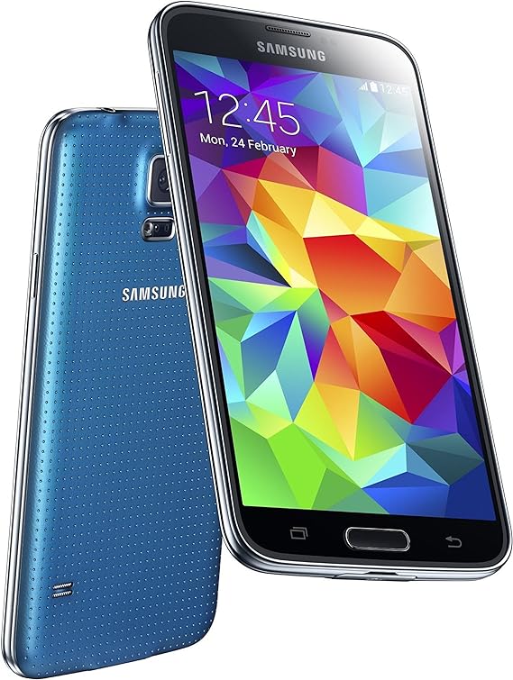 Samsung Galaxy S5 SM-G900H Unlocked Cellphone, International Version, 16GB, Blue Used - Good