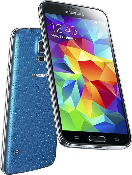 Samsung Galaxy S5 SM-G900H Unlocked Cellphone, International Version, 16GB, Blue Used - Good
